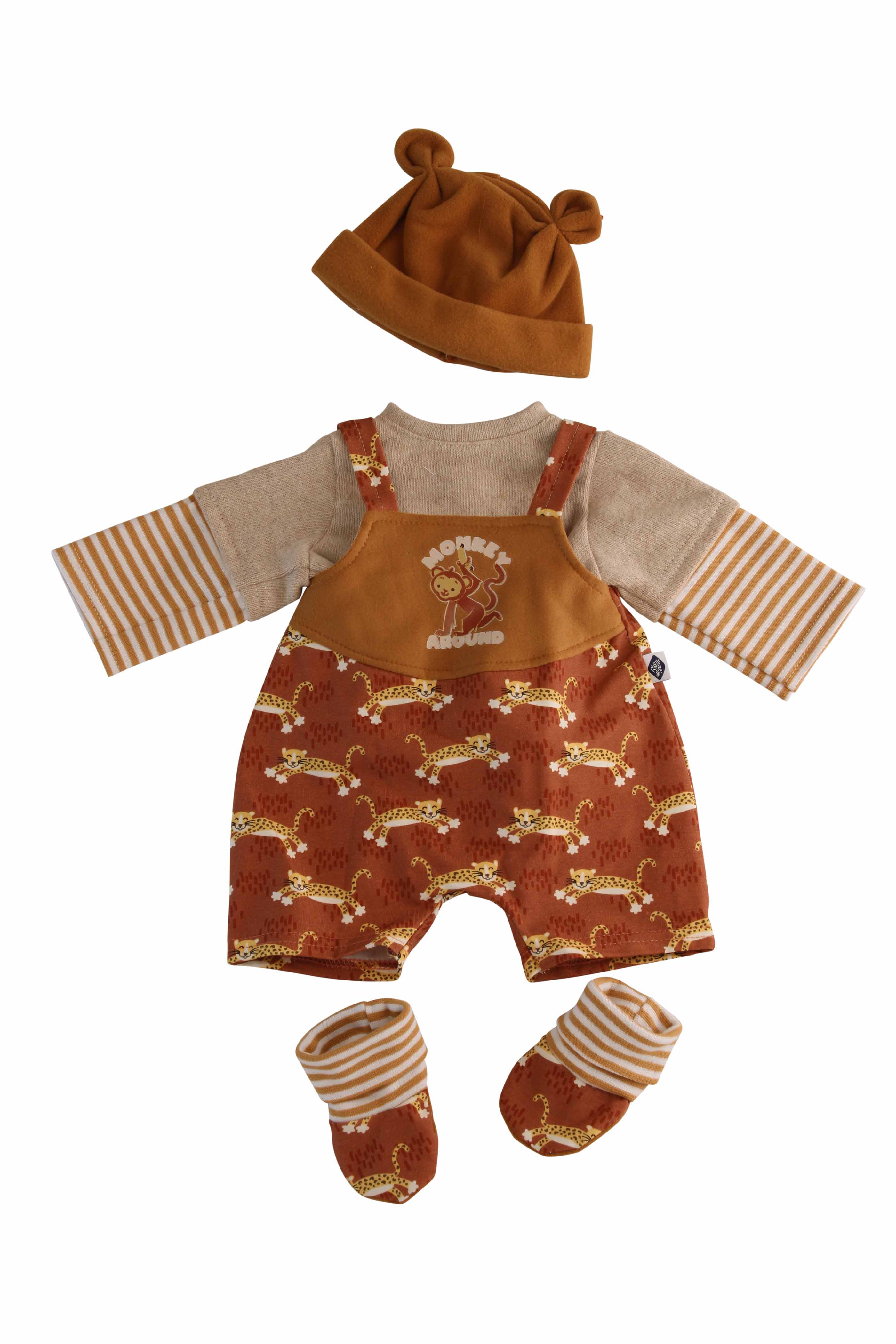 0052223 Kleidung zu Puppe 52 cm Peterle/Klara/Elli/Julchen Safari-Look