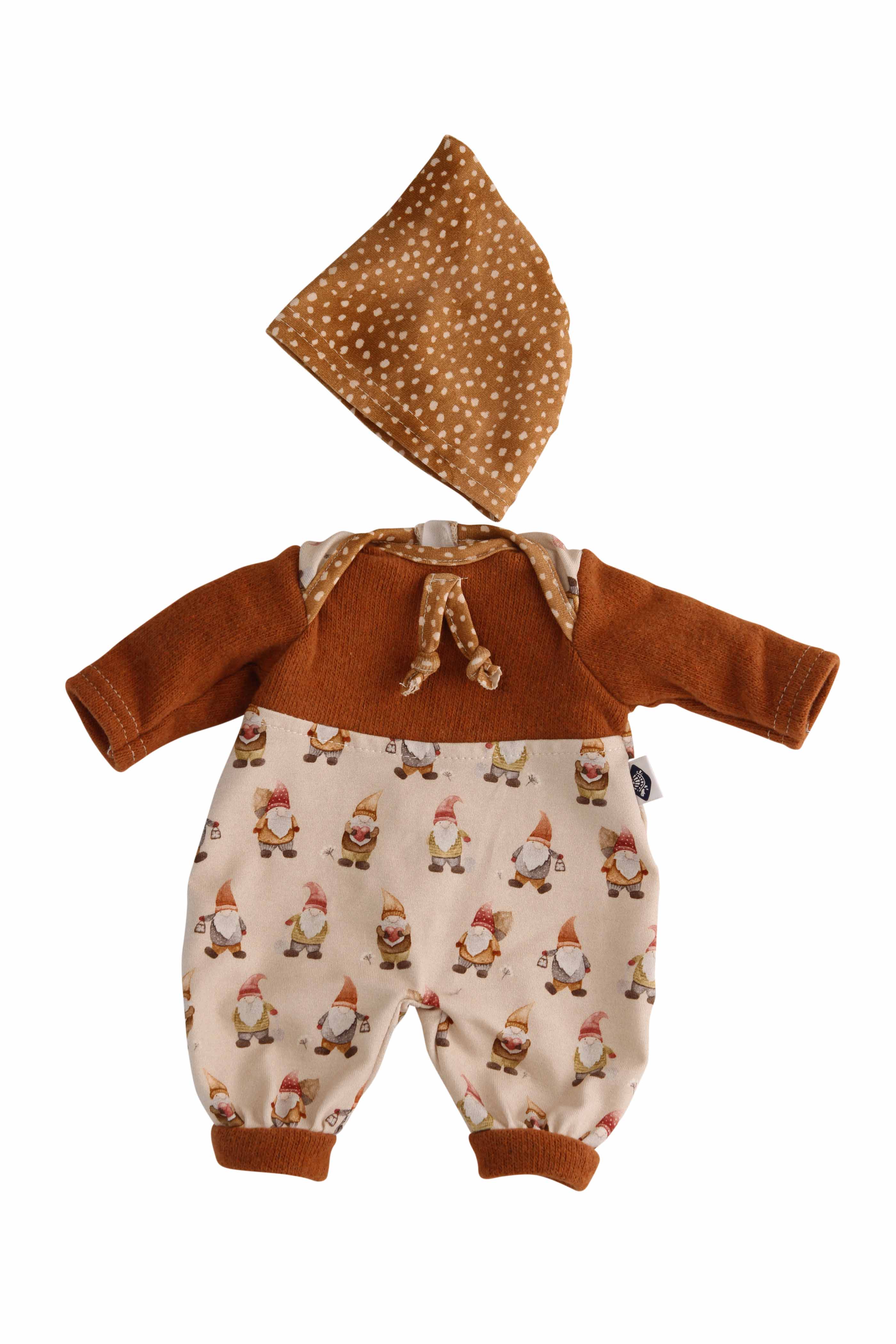0032214 Kleidung zu Puppe Schlummerle 32 cm, Overall Wichtel
