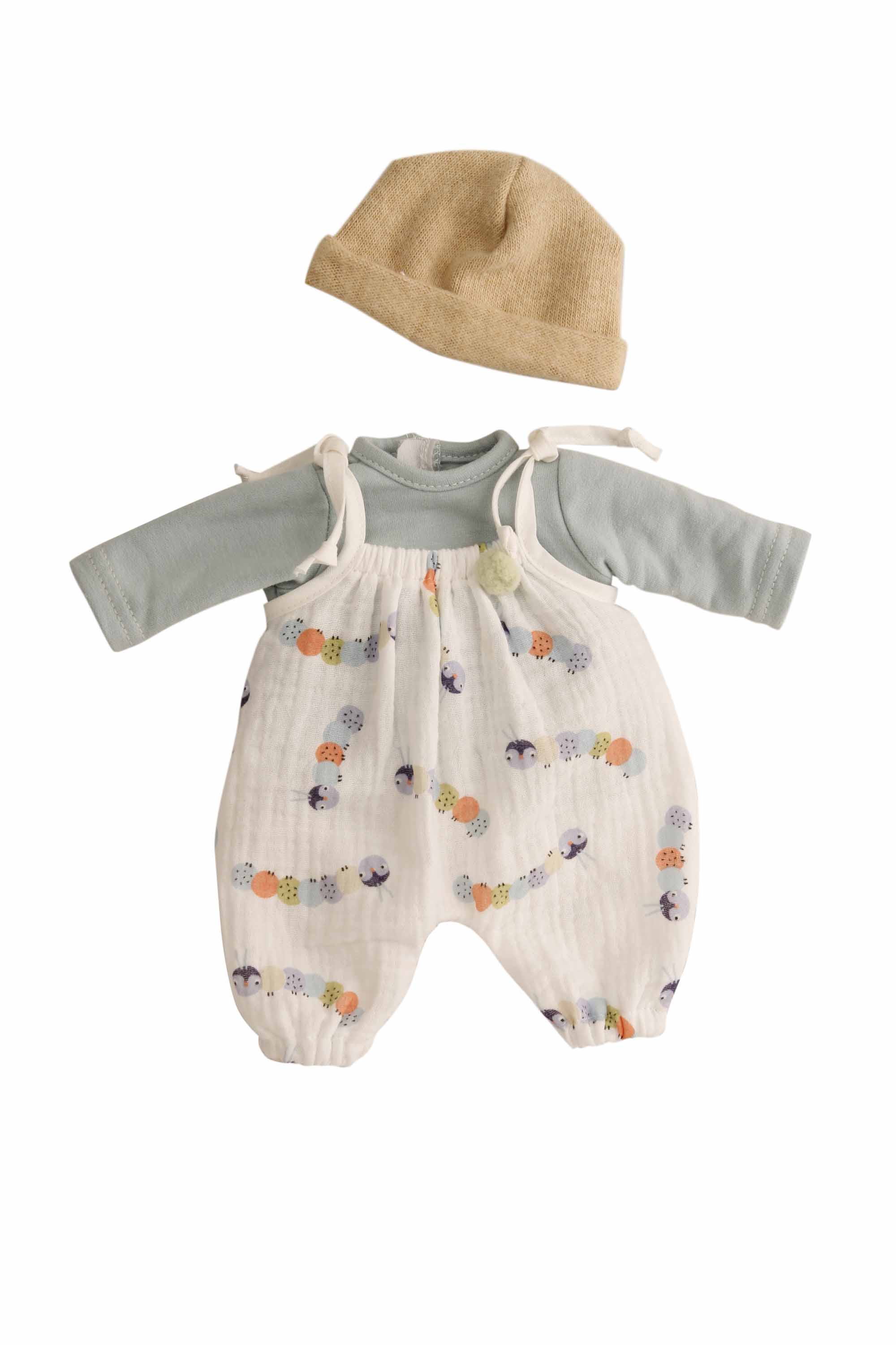 0032339 Kleidung zu Puppe Schlummerle 32 cm Kleidung Räupchen