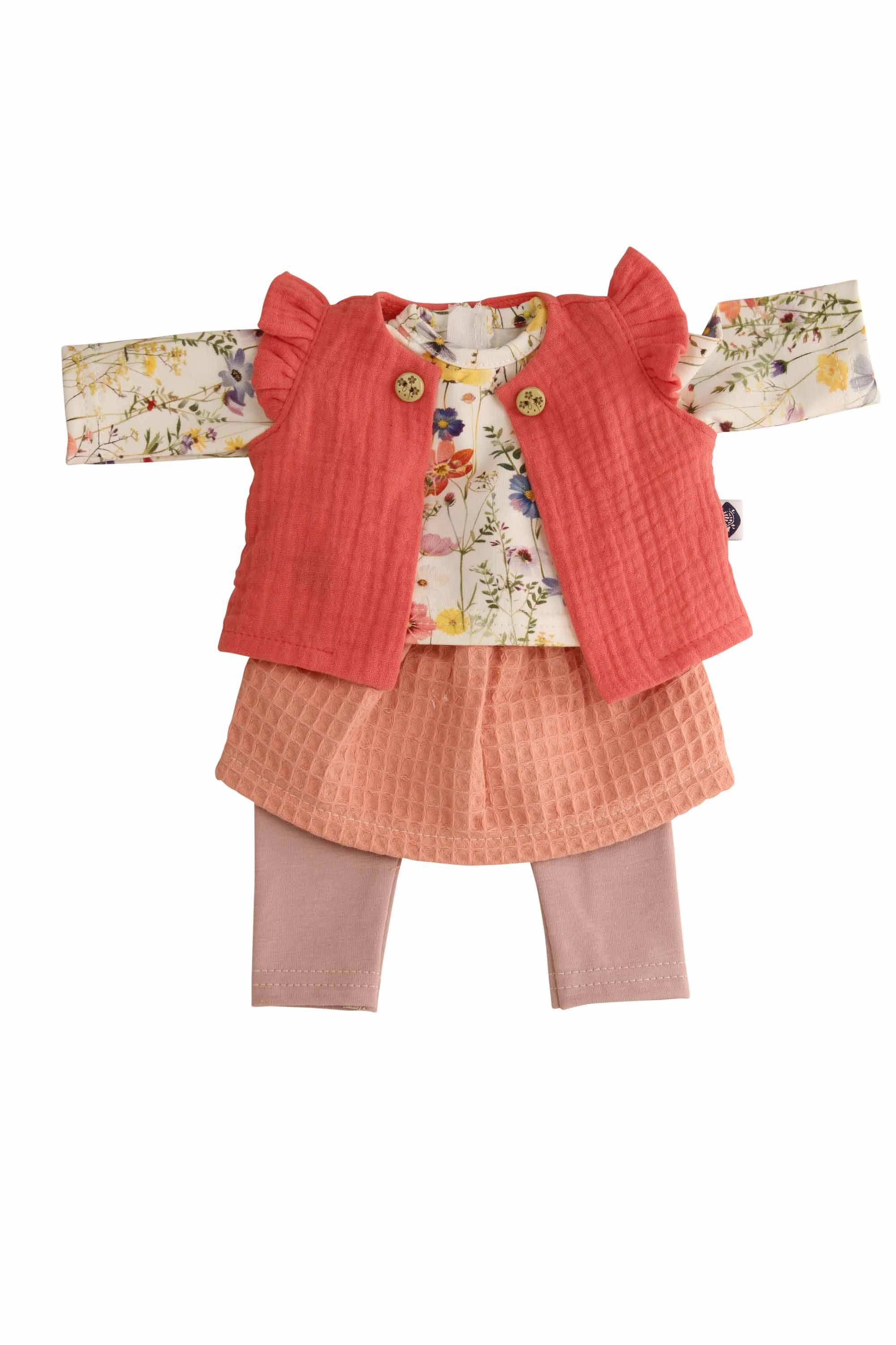 Doll clothes for doll Schlummerle, Lenchen, Strampelchen size 37 cm. .