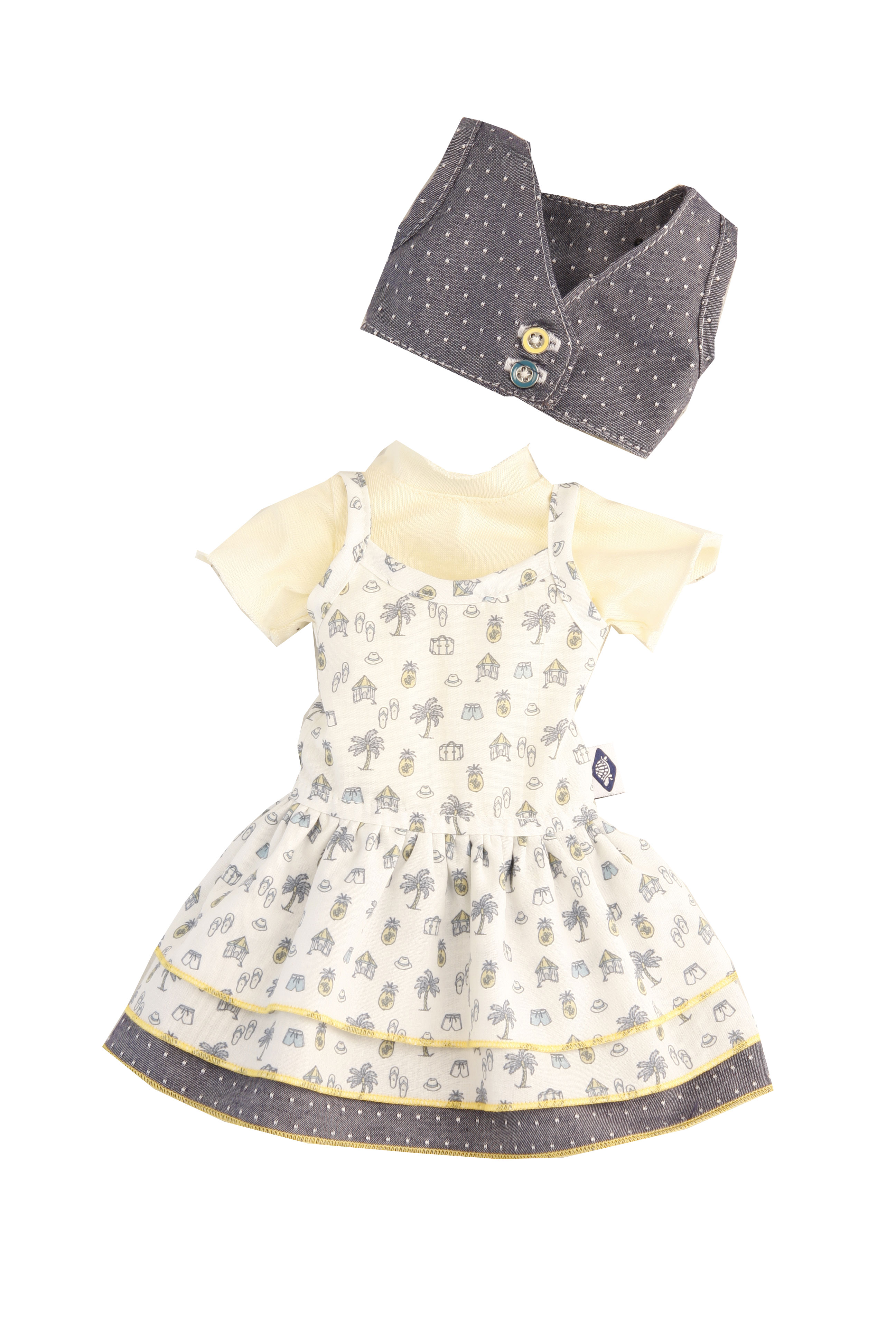 0046085 Kleidung zu Puppe Yella 46 cm sommerlich