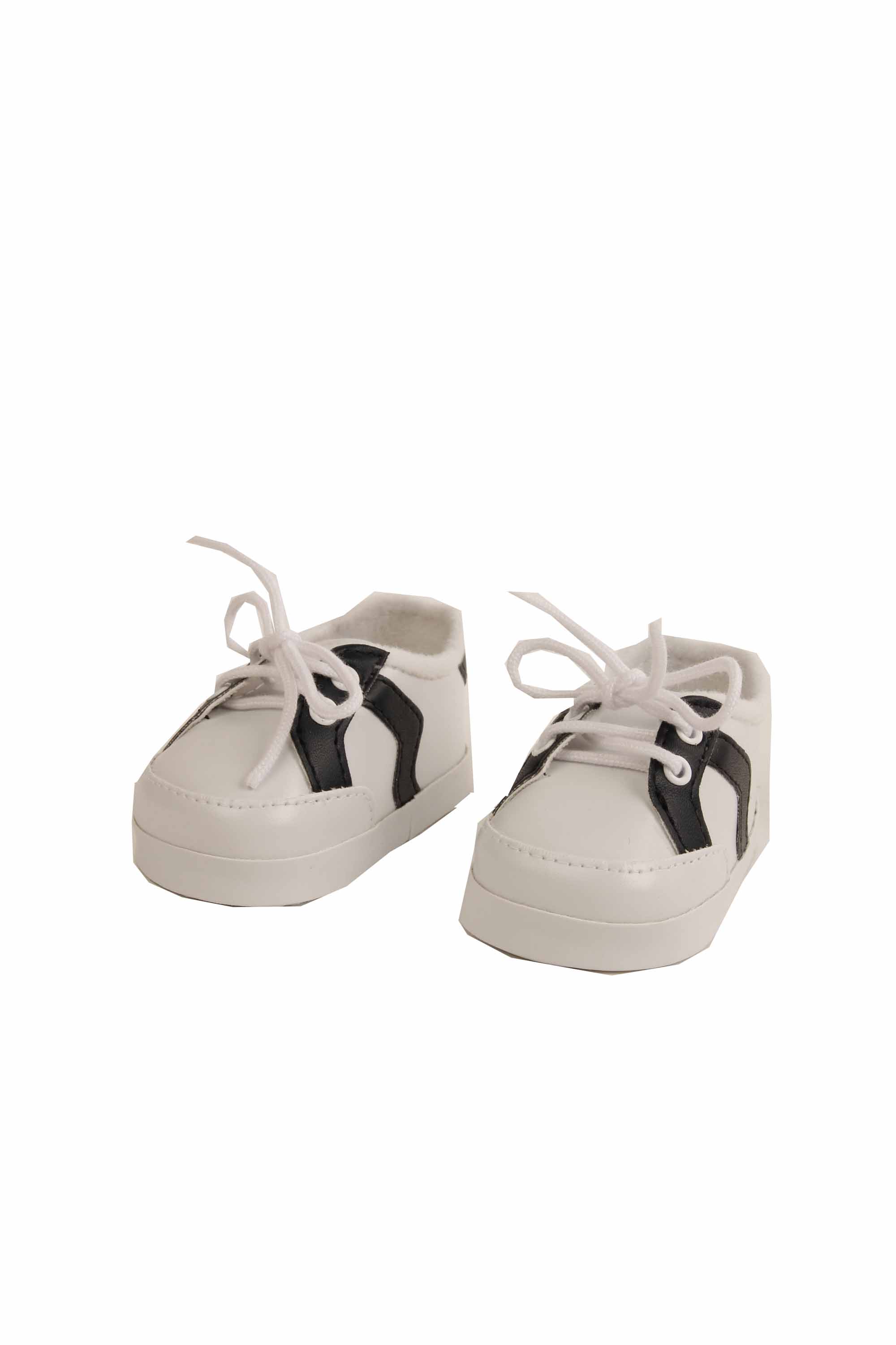 Turnschuhe zu Puppen 40 cm für Trink + Näßbaby weiß/blau oder weiss/rot Turnschuhe zu Puppen 40 cm für Trink + Näßbaby weiß/blau oder weiss/rot