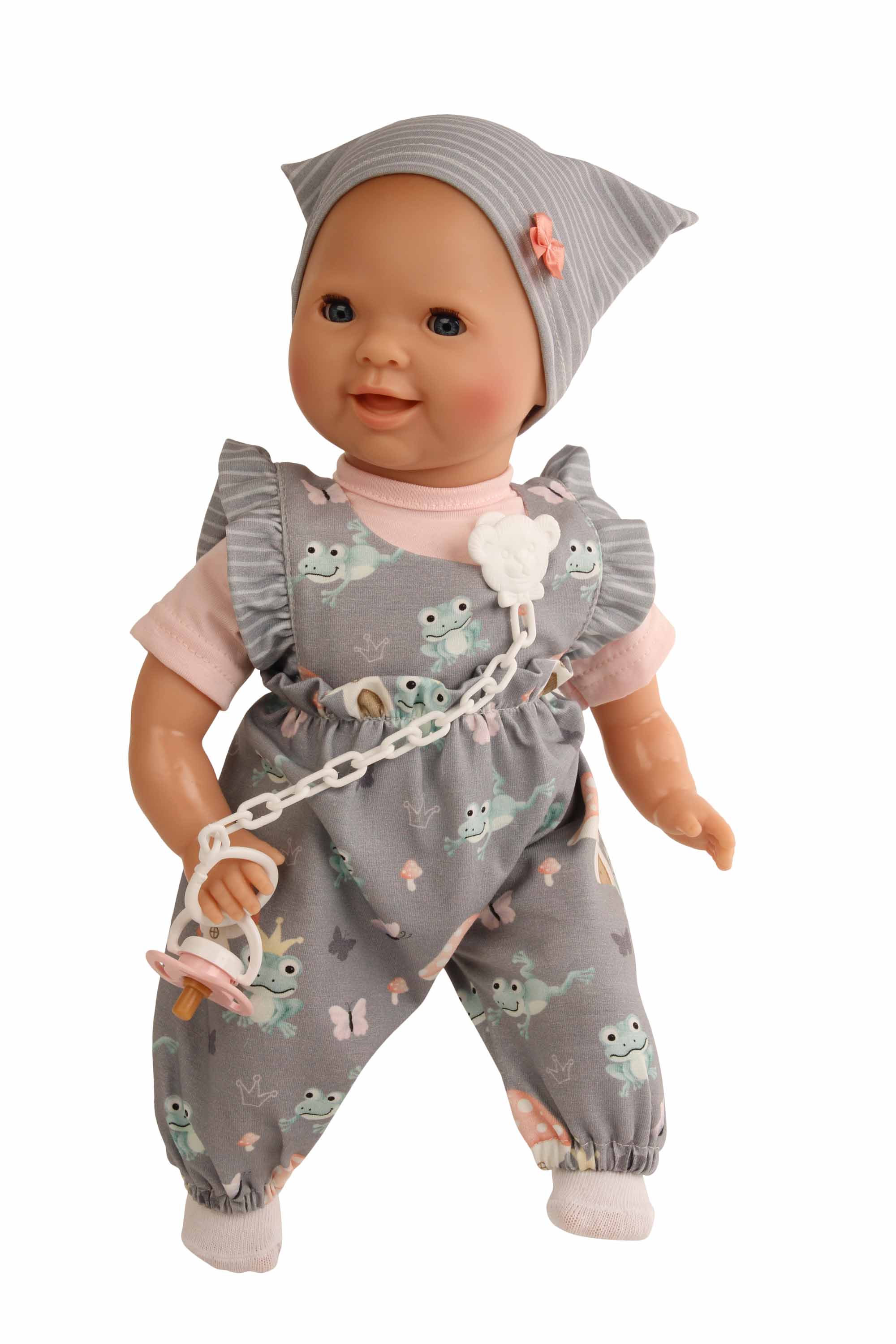 doll "Lenchen" 37 cm painted hair with dummy