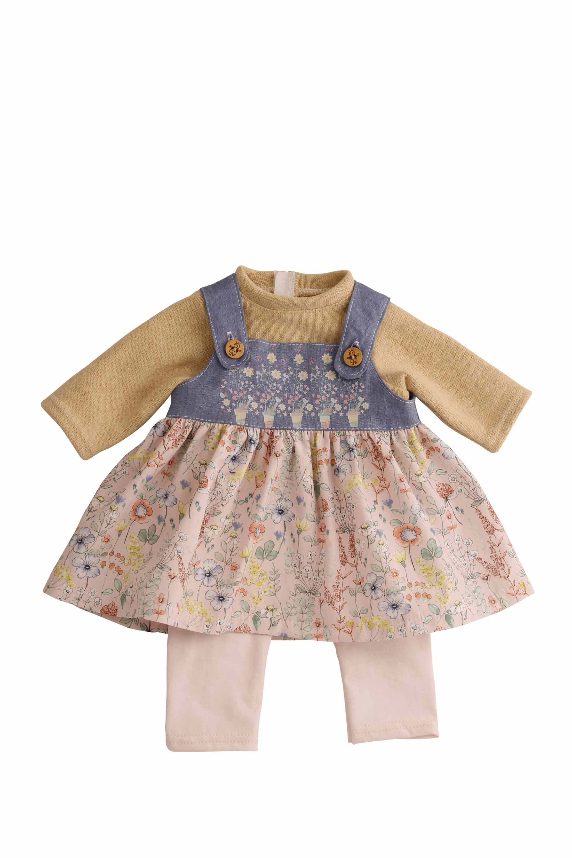 0052352 Kleidung zu Puppe 52 cm Klara/Elli/Julchen Blumenkleidung