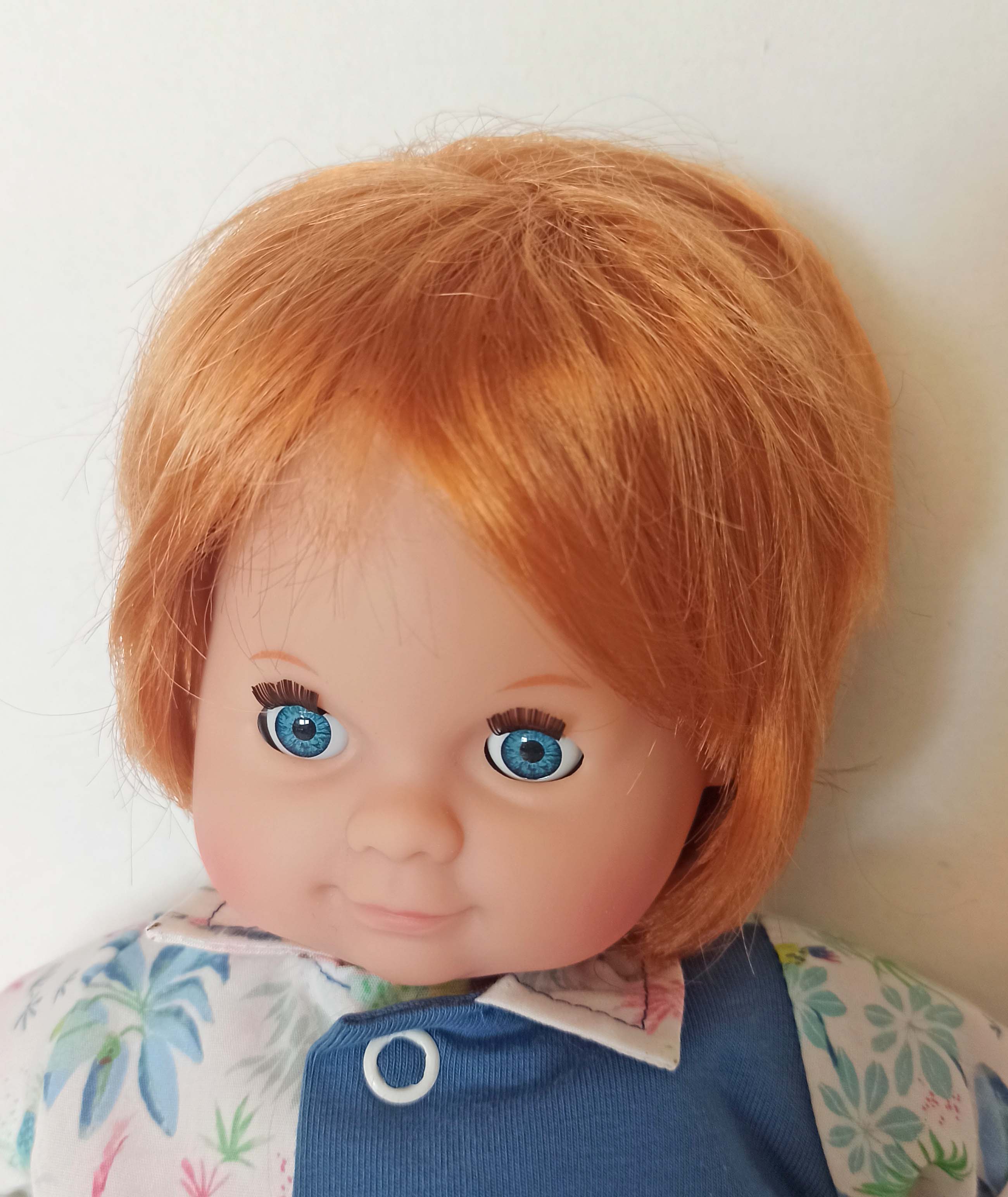 doll "Schlummerle" 32 cm with blonde hair (boy)