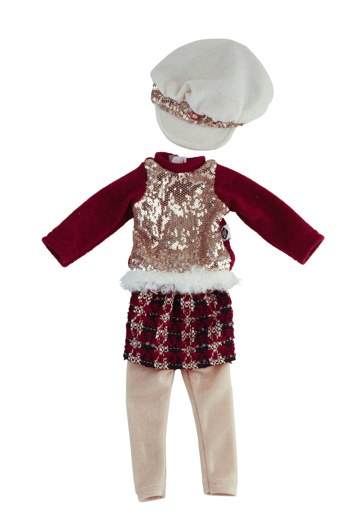 0046167 Kleidung zu Puppe Yella 46 cm Glitterlook