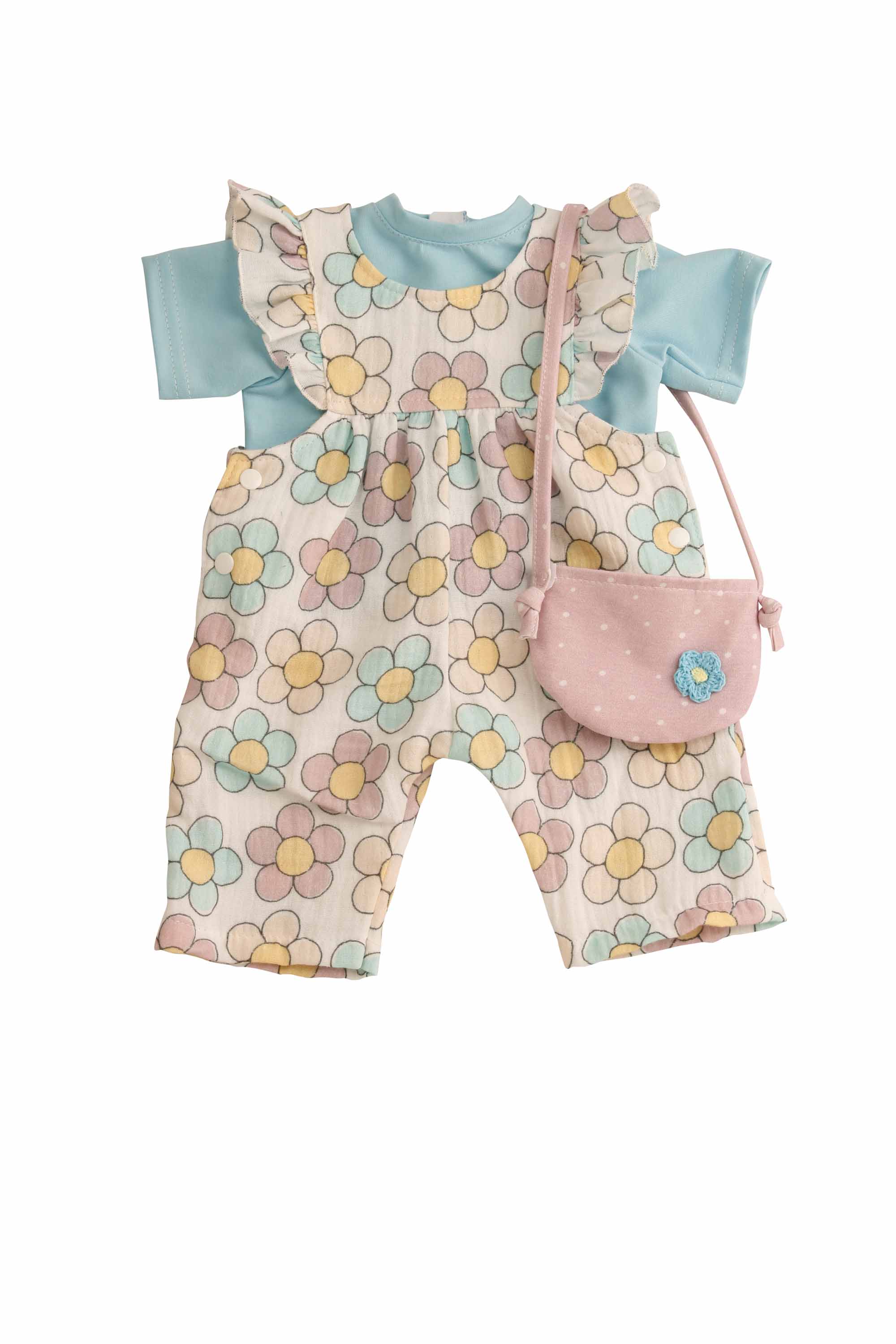 0052434 Kleidung zu Stehpuppe 52 cm Elli Kleidung Flower-Power
