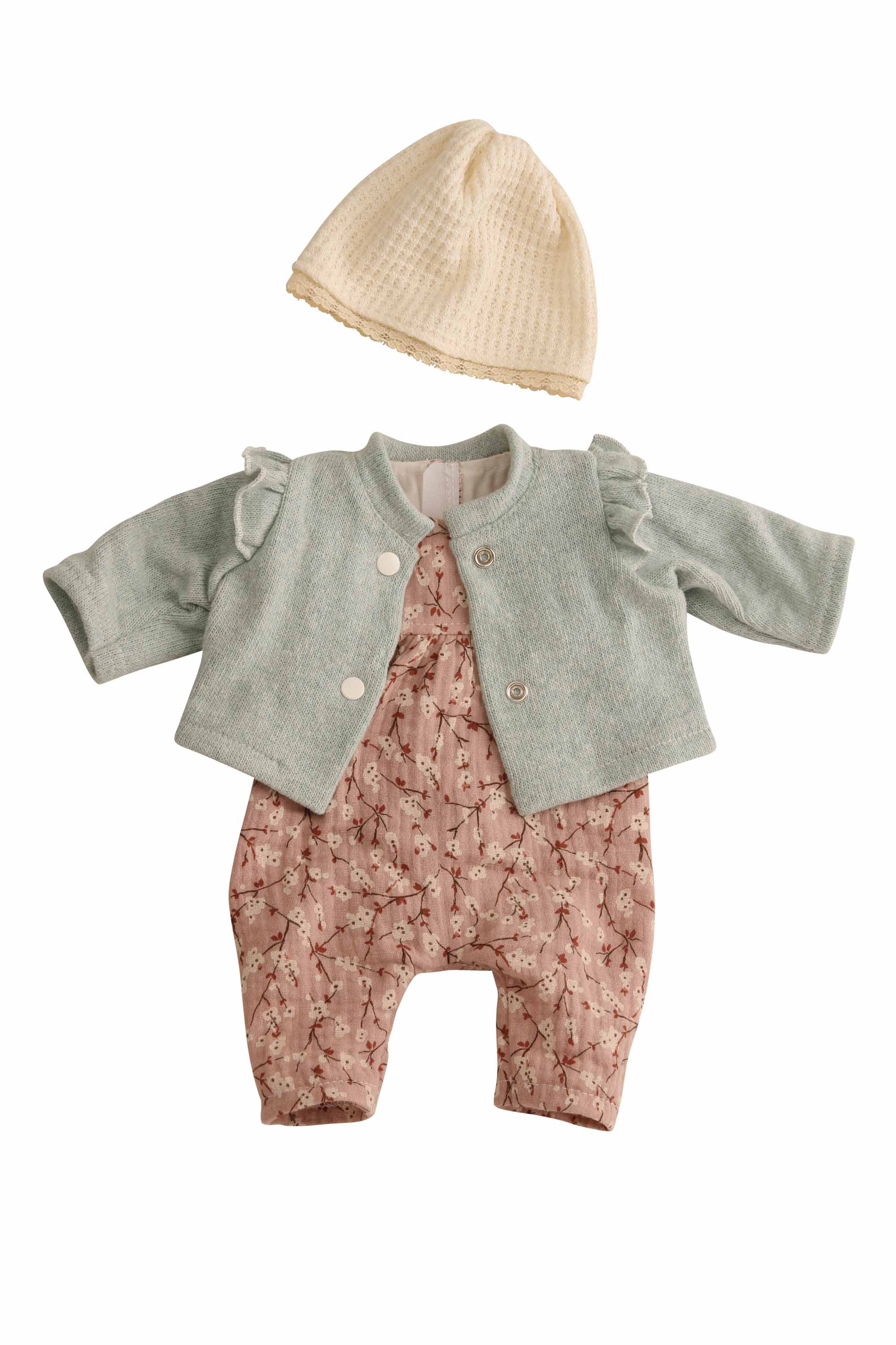 0040303 Kleidung zu Trink + Näßbaby 40 cm Lina rose/mint