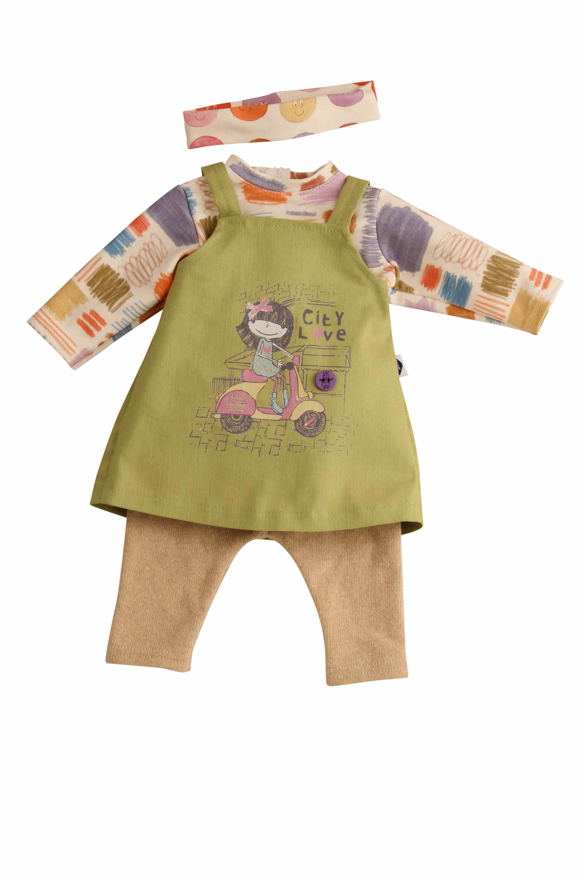 0052336 Kleidung zu Puppe 52 cm Elli/Klara/Julchen Kleidung City-Love