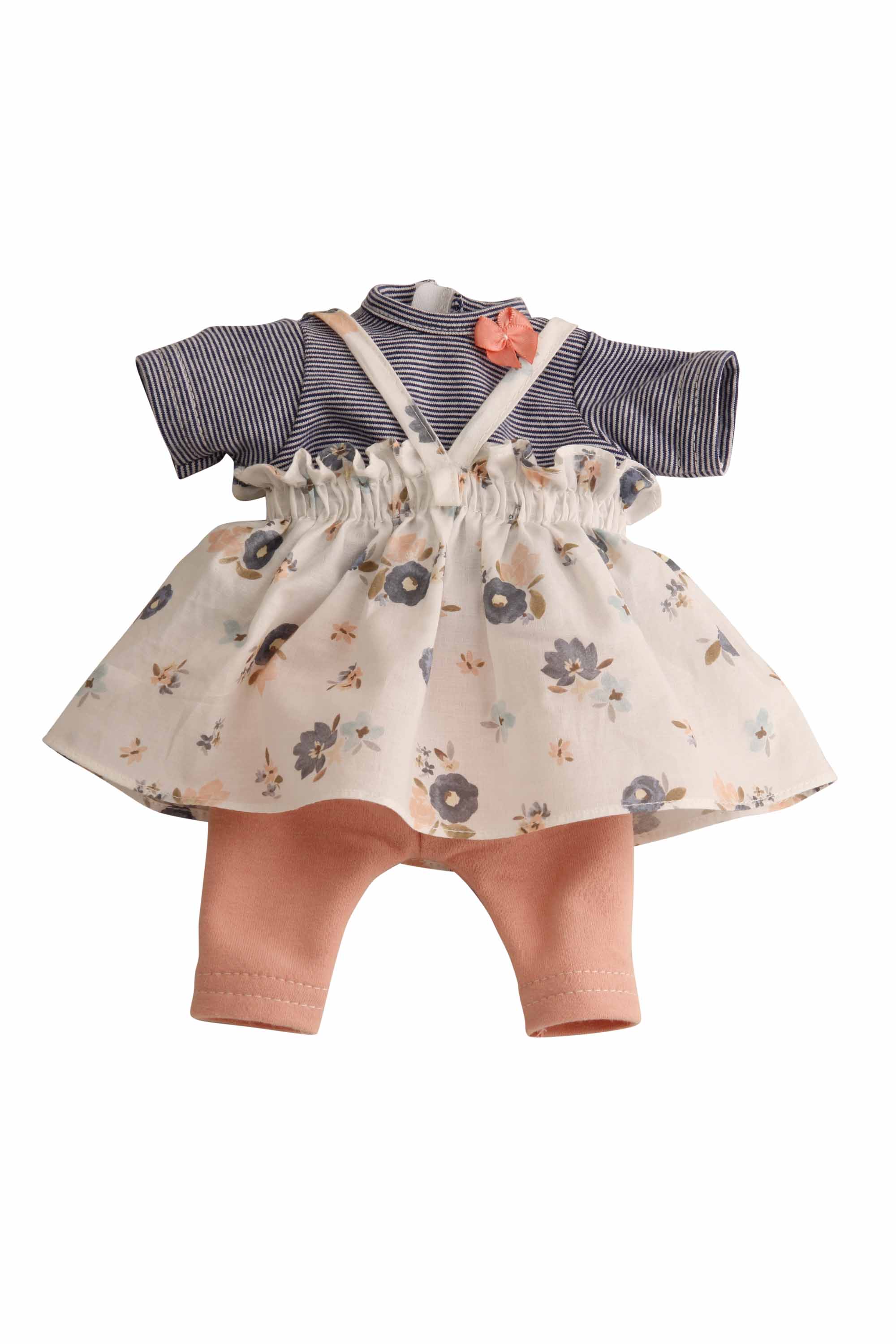 0032307 Kleidung zu Puppe Schlummerle 32 cm, sommerlich mit Blumendruck