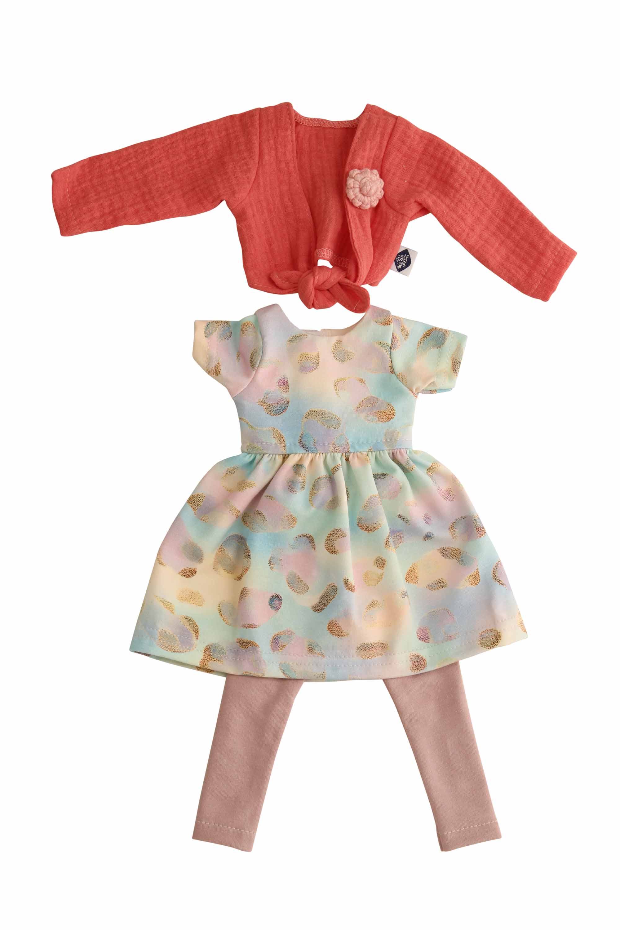 Kleidung zu Puppe Yella 46 cm Sommerkleidung bunt