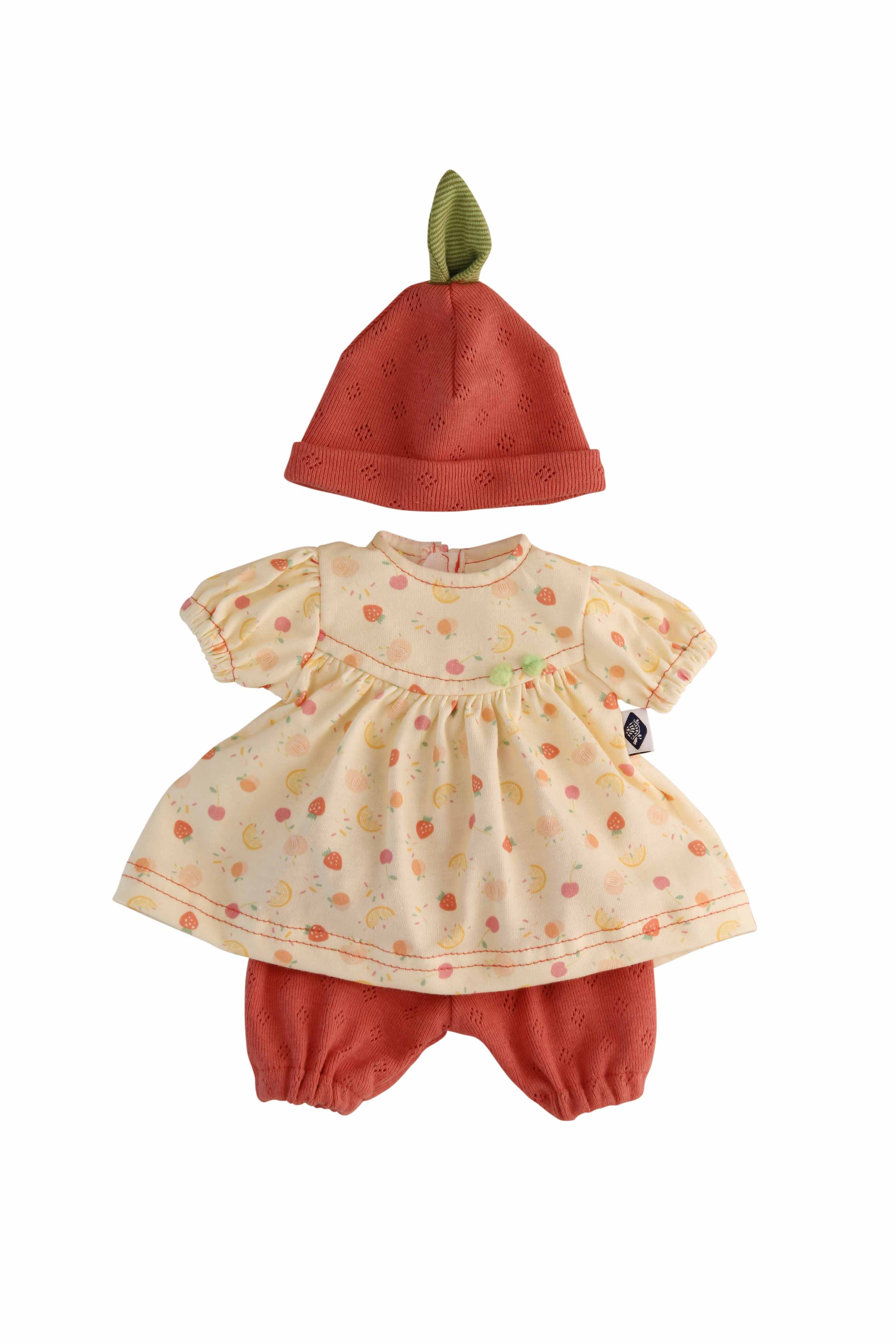 0032229 Kleidung zu Puppe Schlummerle 32 cm, Kleidung Erdbeerchen