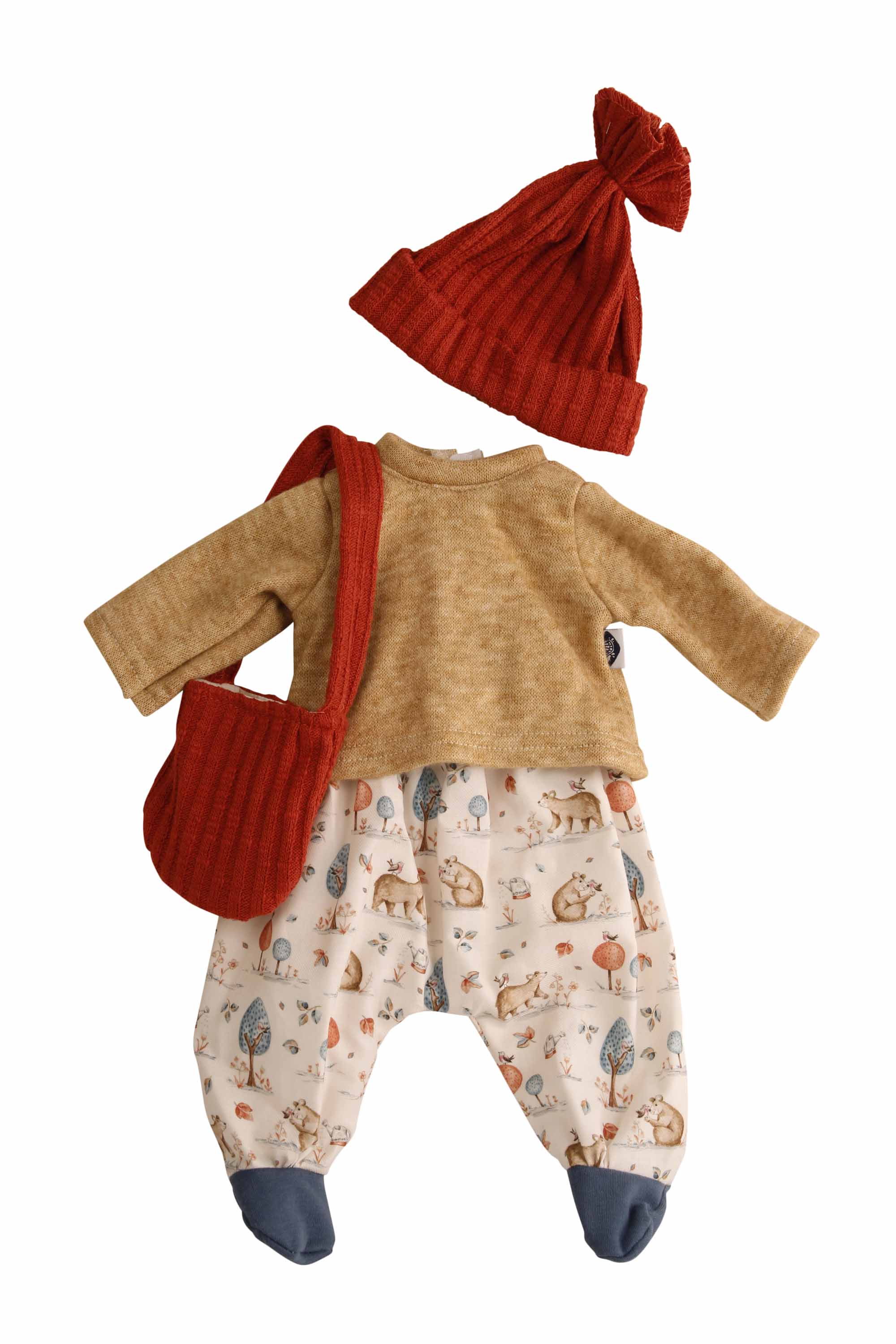 Kleidung zu Trink + Näßbaby 40 cm Finn winterlich