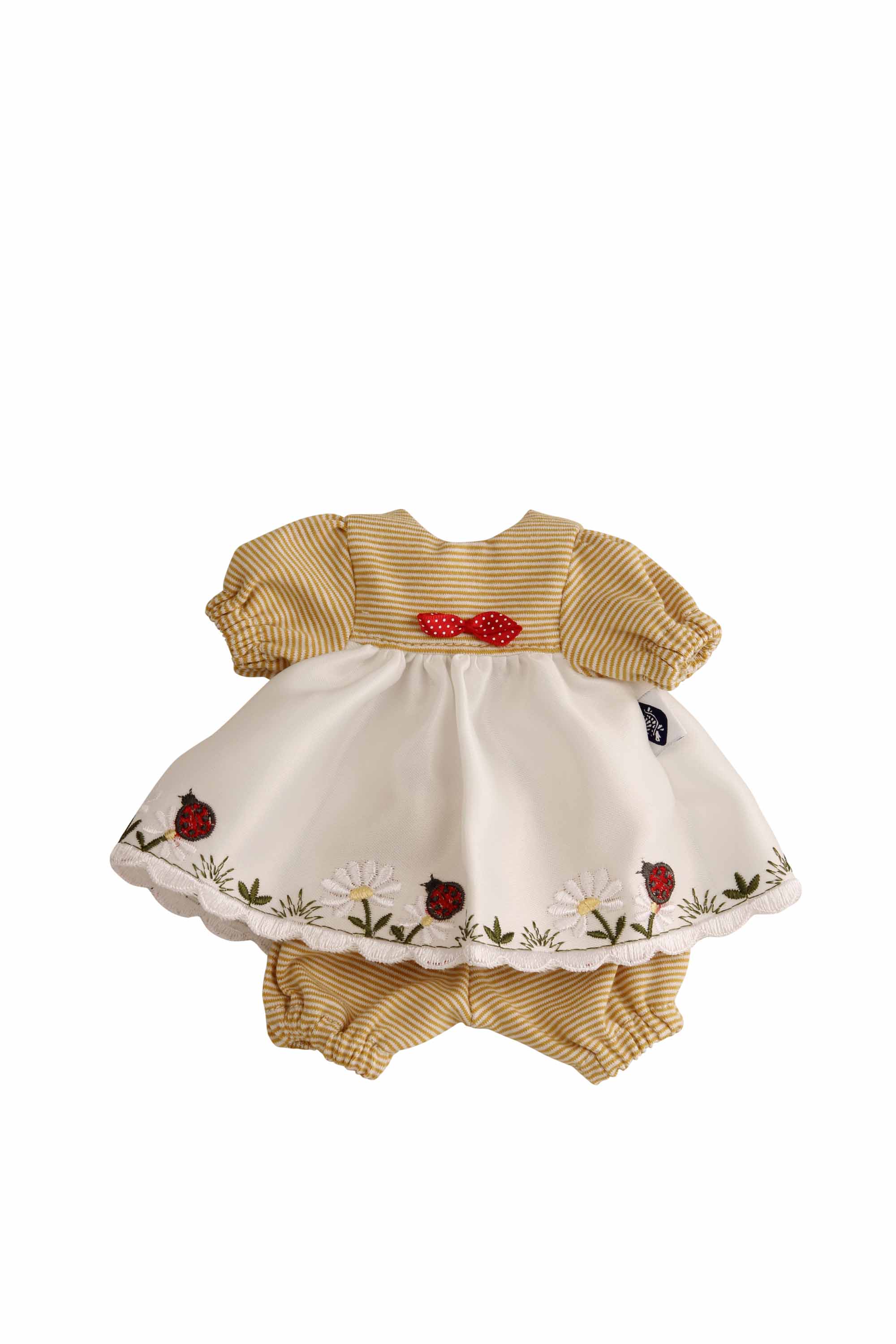 Kleid für Baby 25 cm, Marienkäferkleid