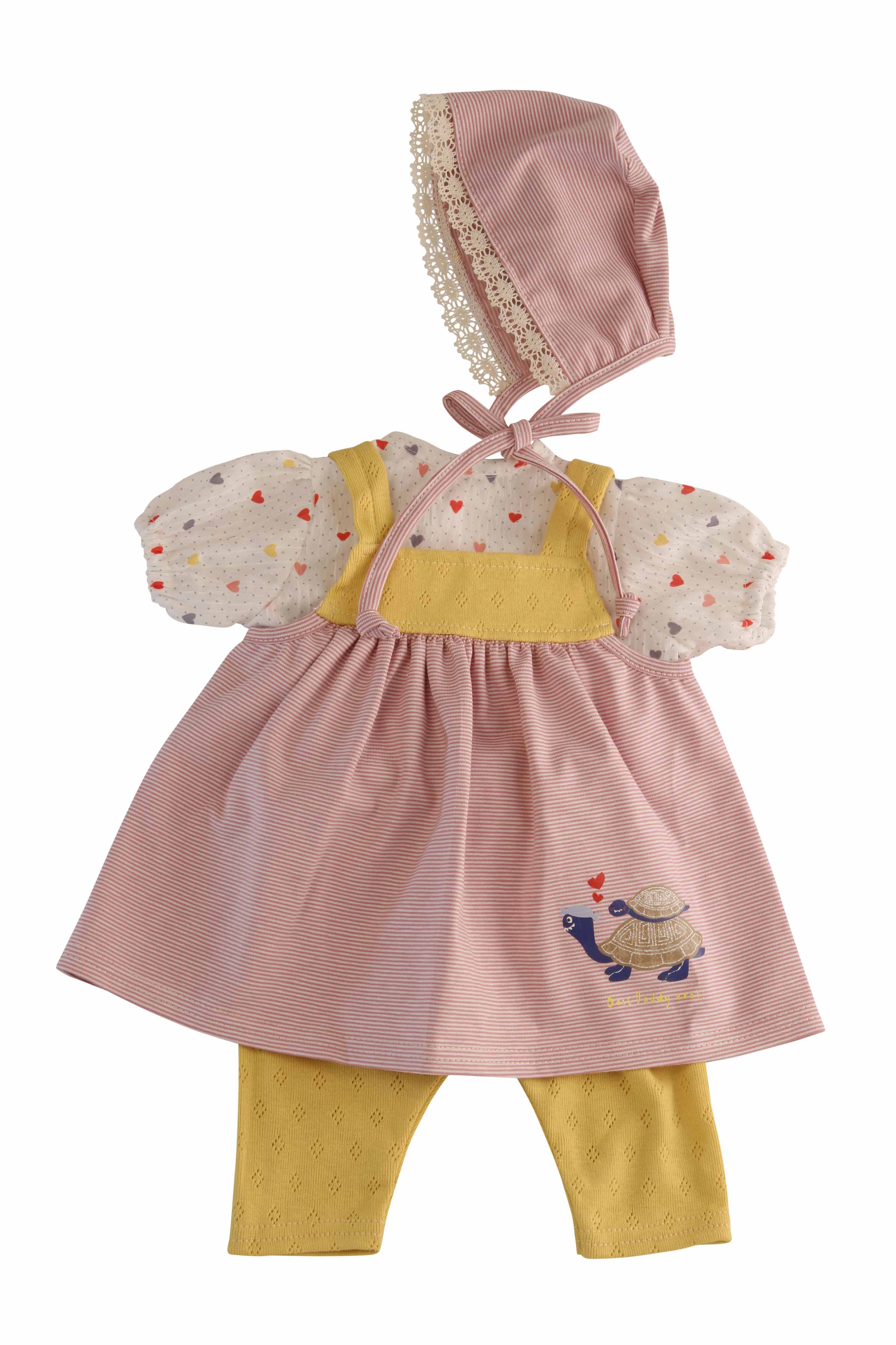 0052233 Kleidung zu Puppe 52 cm Julchen/Peterle/Klara/Elli sommerlich