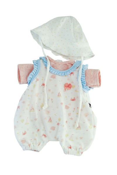 Kleidung zu Baby Amy 45 cm maritim