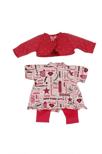 Kleidung pink zu Puppe Schlummerle 32 cm