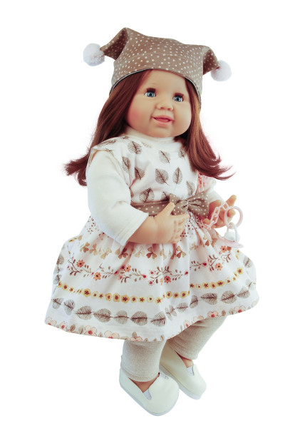 doll „Klara“ 52 cm brown hair