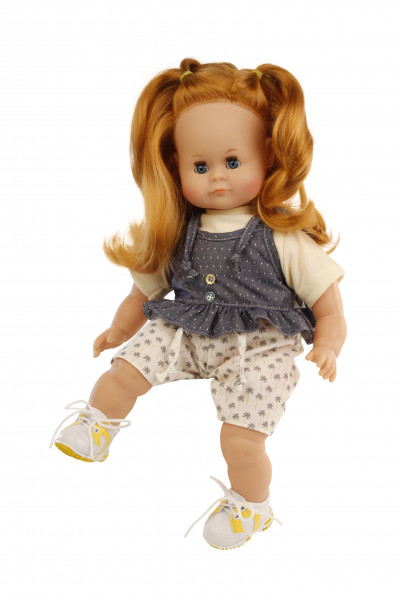 doll "Schlummerle" 37 cm red hair