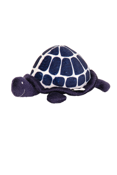 Schildkröte aus Stoff mit Rassel