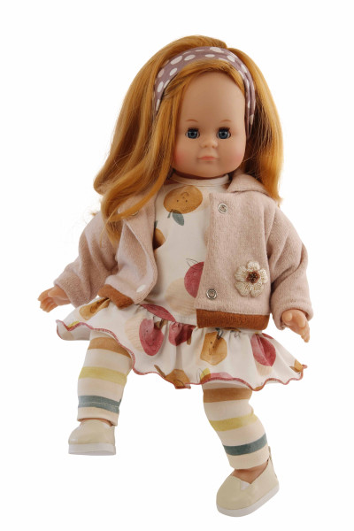 doll "Schlummerle" 37 cm red hair