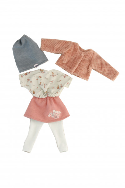 Kleidung zu Puppe Yella 46 cm winterlich
