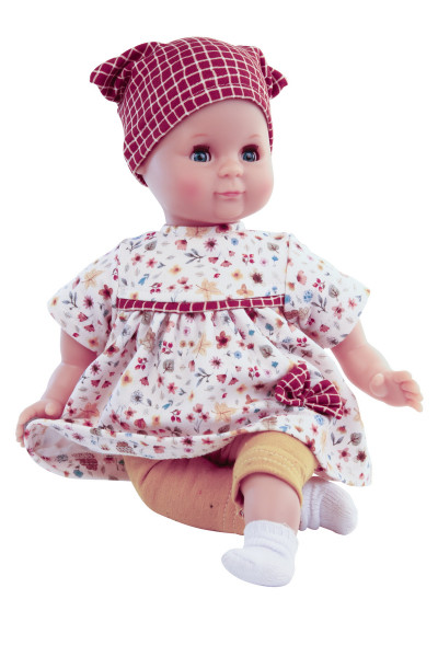 doll "Schlummerle"32 cm with painted hair