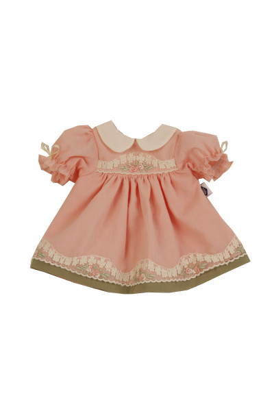 Kleid für Stehpuppe 25 cm, rose Sommerkleid