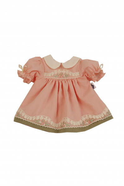 Kleid für Stehpuppe 25 cm, rose Sommerkleid