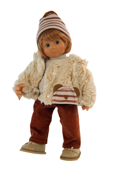 Puppe Müller-Wichtel Sam 30 cm rote Haare, Winterkleidung