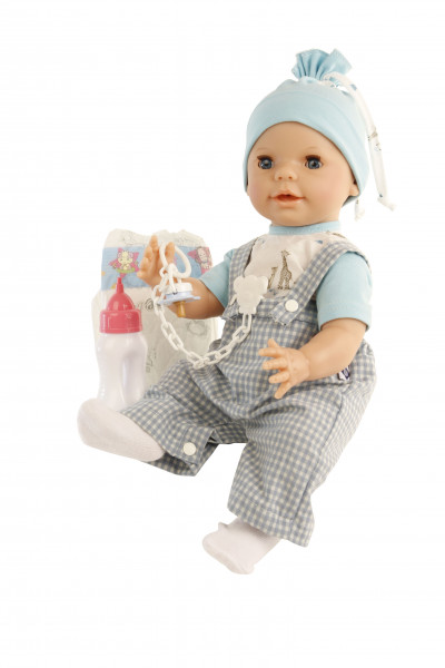 doll "Finn" 40 cm drinking and wetting baby