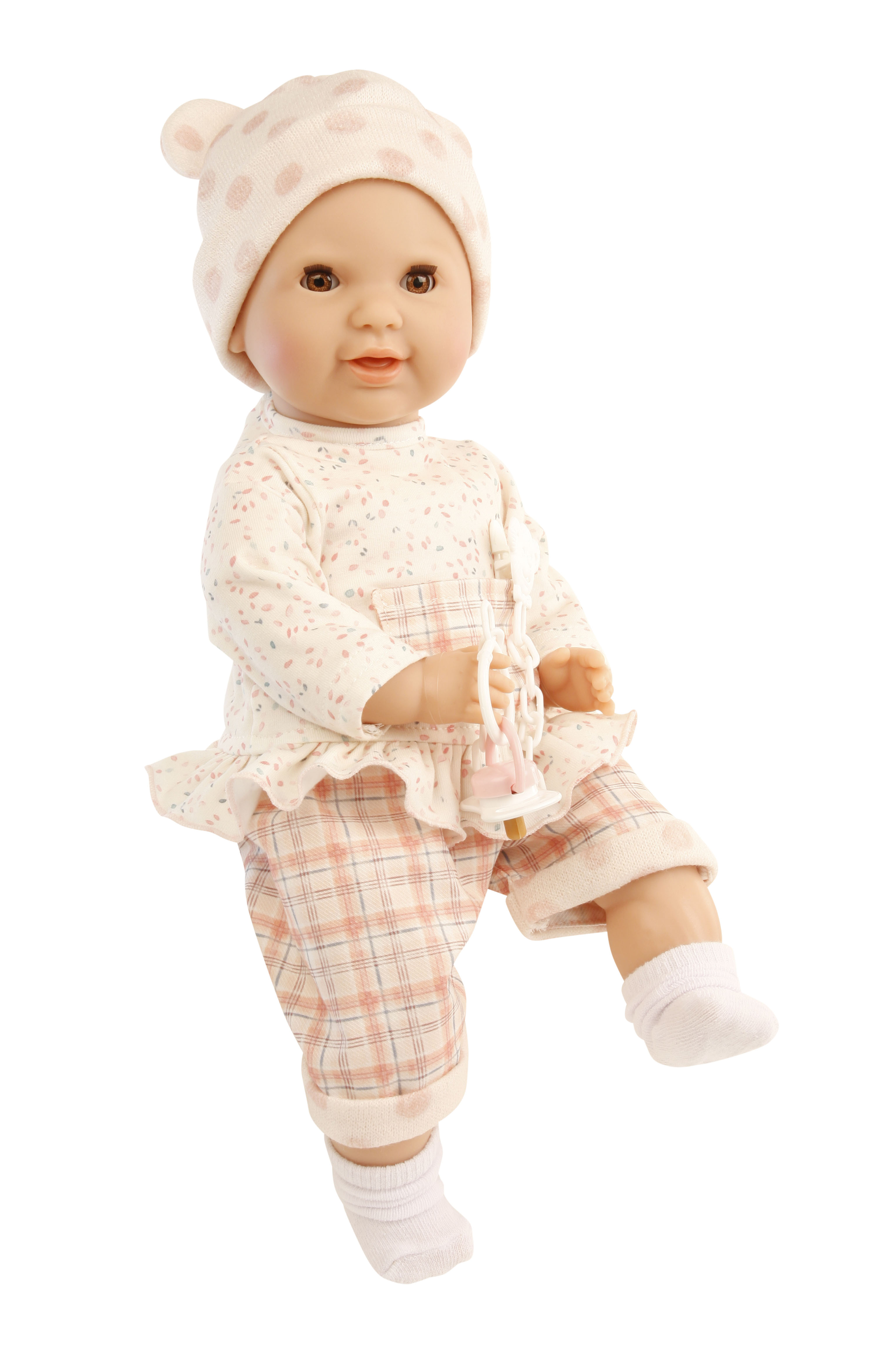 Puppen Kleidung für 37 cm große Spielpuppen 4 tlg Set in Grau Schildkröt 37858 