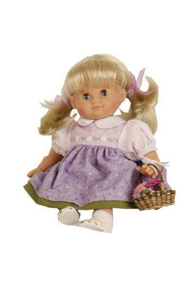 doll "Schlummerle" 32 cm with blonde hair