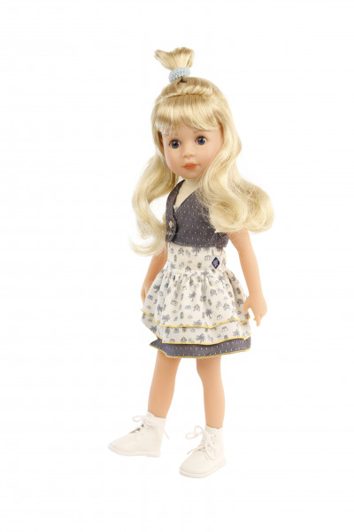 standing doll "Yella" 46 cm blond wig, blue eyes