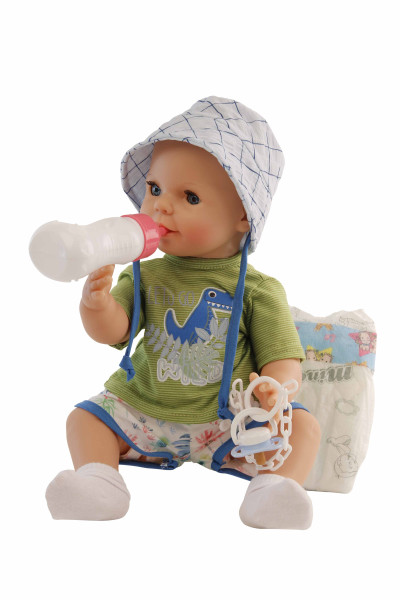 doll "Finn" 40 cm drinking and wetting baby