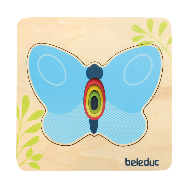 Lagen-Puzzle "Kleiner Schmetterling" by Beleduc