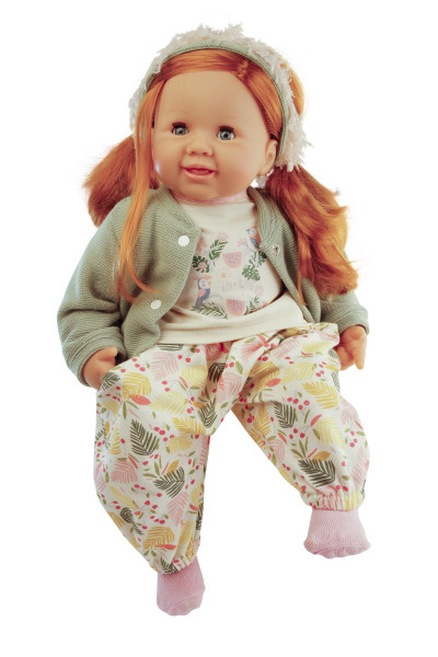 doll Klara site 52 cm red hair